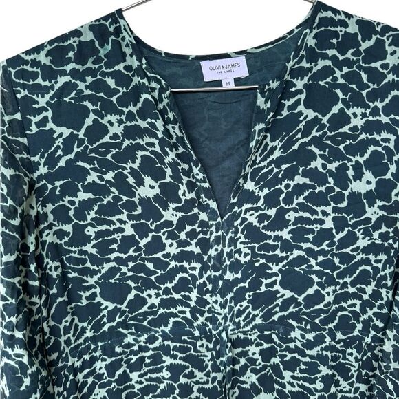 Olivia James Lydia Dress - Geo Spot Lush size medium - Picture 4 of 5